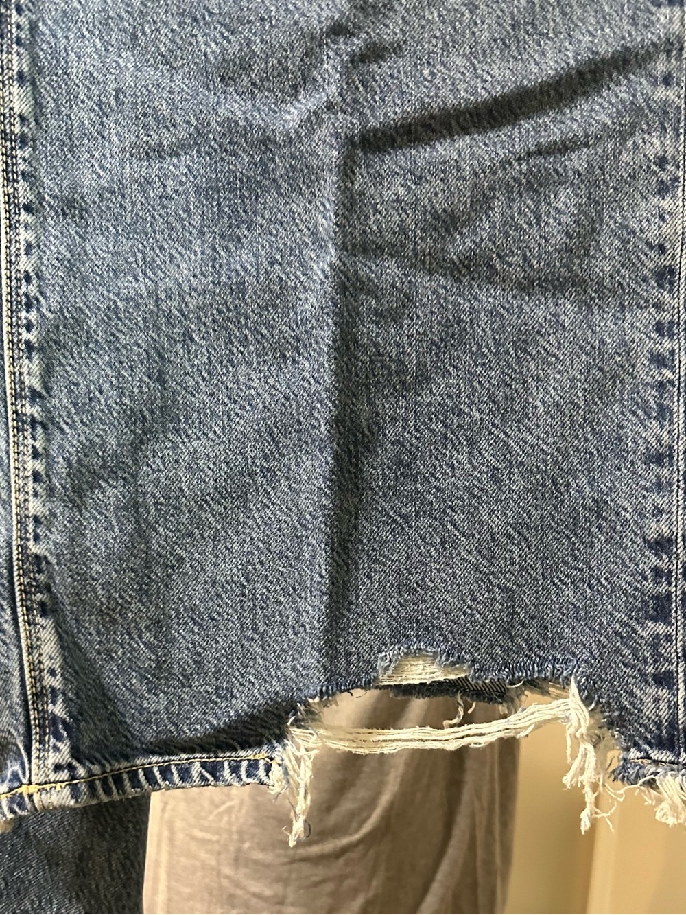 American Eagle Outfitters Light Blue Wide Leg Jeans - Picture 3 of 10